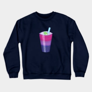 Bisexual Bubble Tea Crewneck Sweatshirt